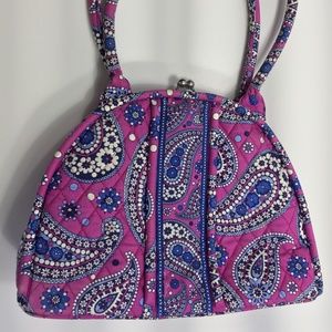 Vera Bradley Eloise Boysenberry Kiss Lock Purse